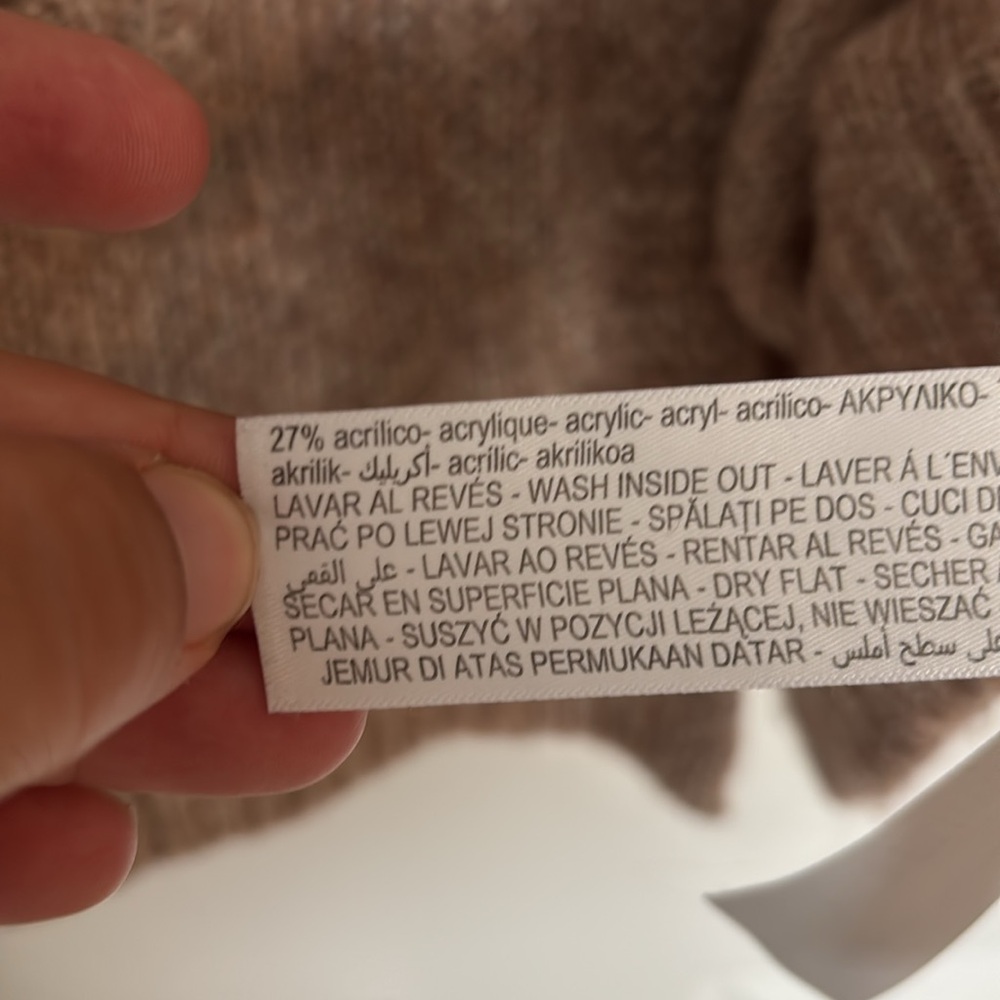 Massimo Dutti chunky wool blend knit cardigan - Picture 7 of 12